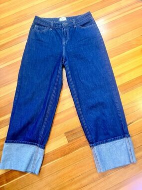 Kate Spade for Target 20th Anniversary Wide Leg Cuffed Jeans - Size 6